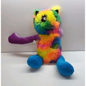 Build A Bear Mixters‎ Monster Tie Dye Rainbow Purple Plush Blue Legs